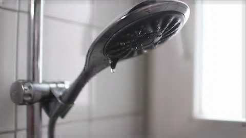 shower water, hot water mixing valve