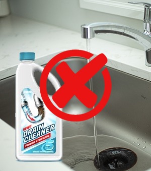 Can’t I use a drain cleaner to unclog my pipe?