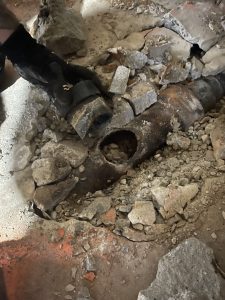 Old Drain Pipe Removal